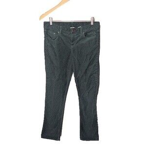 J.Crew Womens 29 Short Corduroy Pants Stretch Green Bootcut